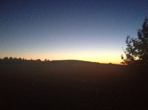 Sonnenuntergang Eifel